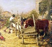 Henry Herbert La Thangue Appian Way Germany oil painting artist